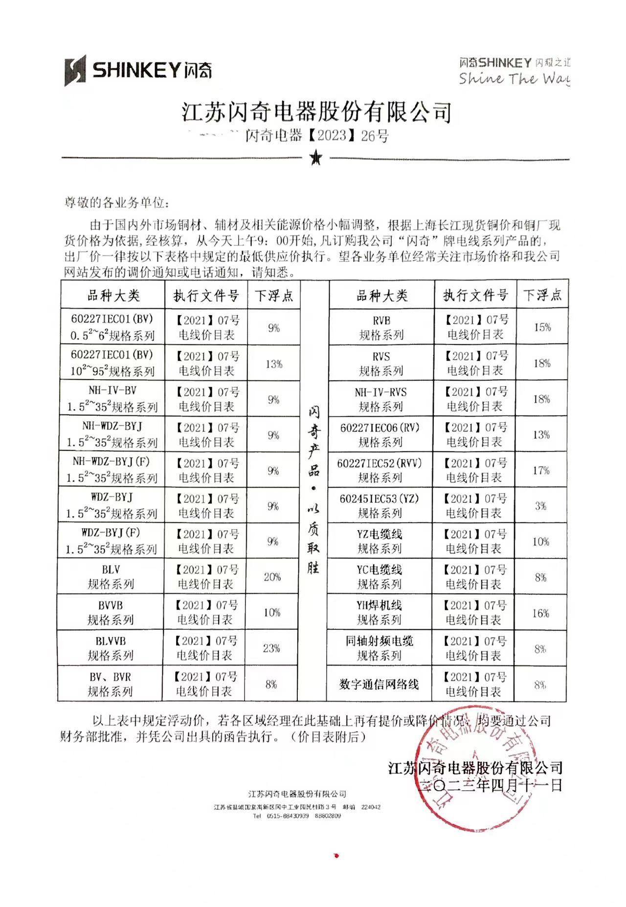 闪奇电器【2023】26号调价函告.jpg