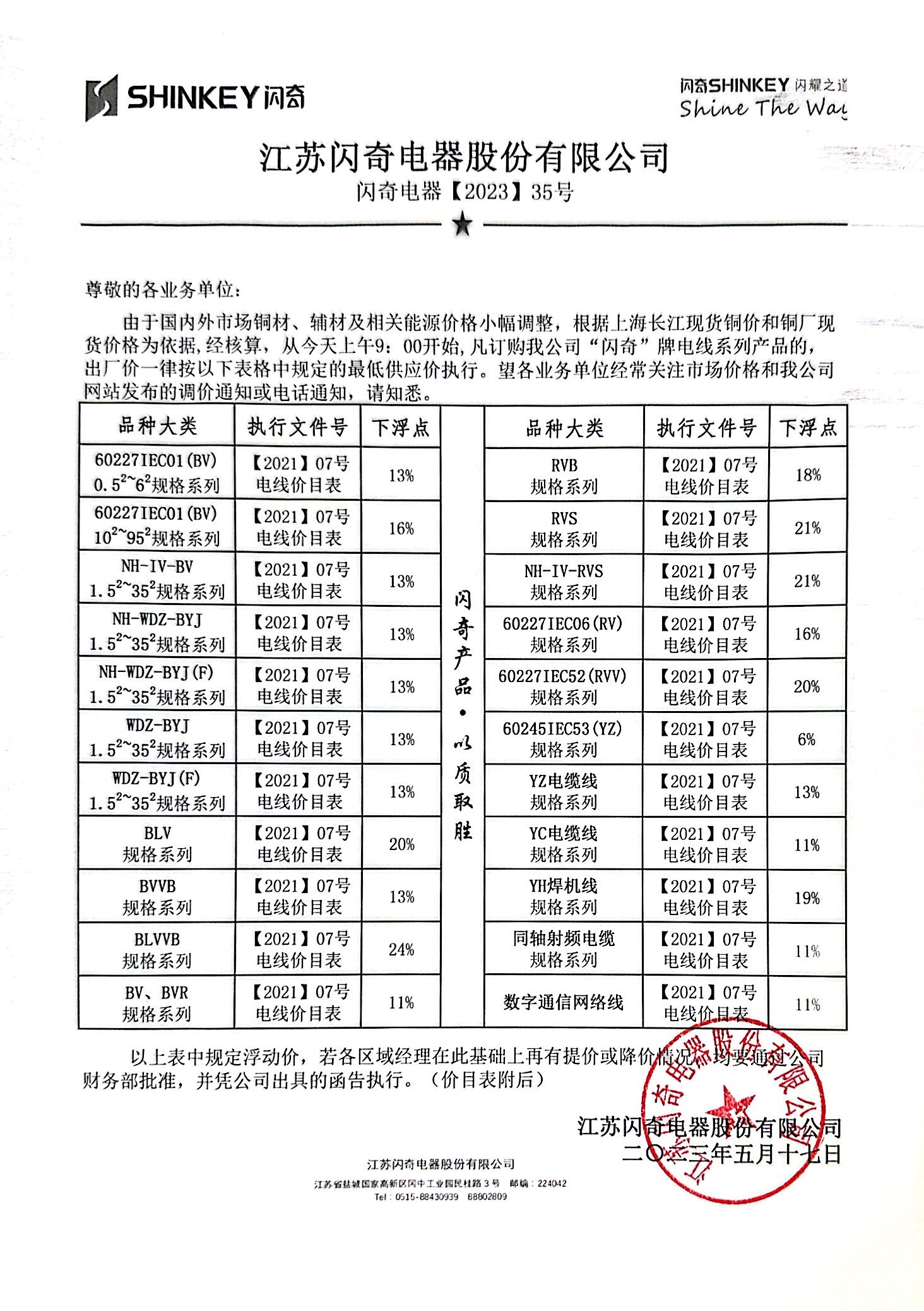 闪奇电器【2023】35号调价函告.jpg